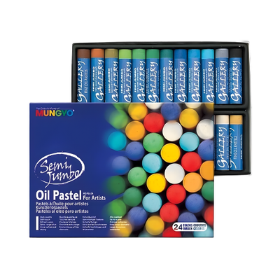 Mungyo Gallery Oil Pastels - Semi Jumbo 24's