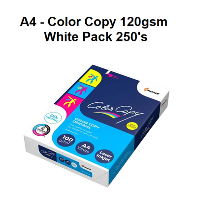 A4 - Color Copy 120gsm White Pack 250