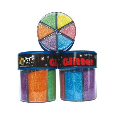 Rainbow - 6 in 1 Glitter Shaker