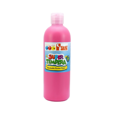 Pink 500mL - FAS Super Tempera Poster Paint