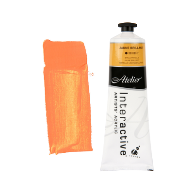 Jaune Brilliant 80ml - Atelier Acrylic Paint S2
