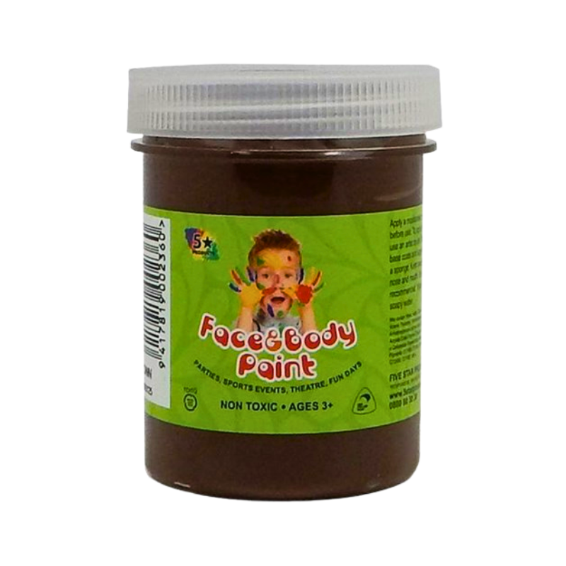 Brown 125ml - Five Star Face Paint