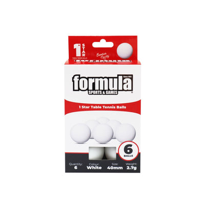 Table Tennis Ping Pong Balls - 6pc
