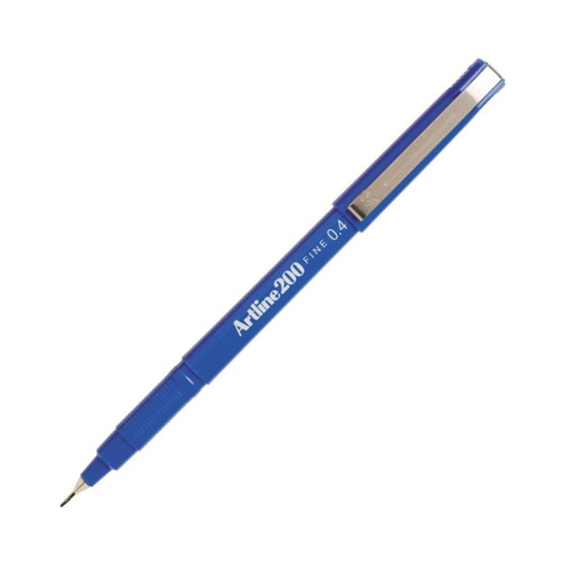 Blue - Artline 200 Fineliner Pen 0.4mm