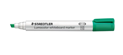 Green - Chisel Tip Staedtler Whiteboard Marker