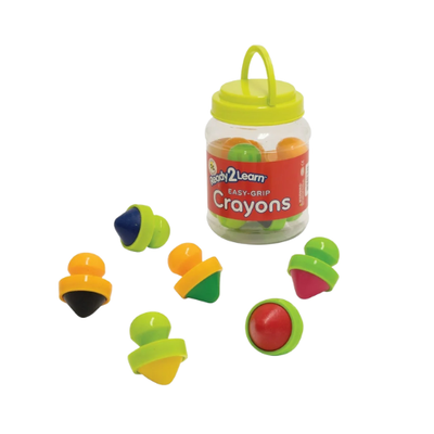 Easy Grip Crayons - 6's
