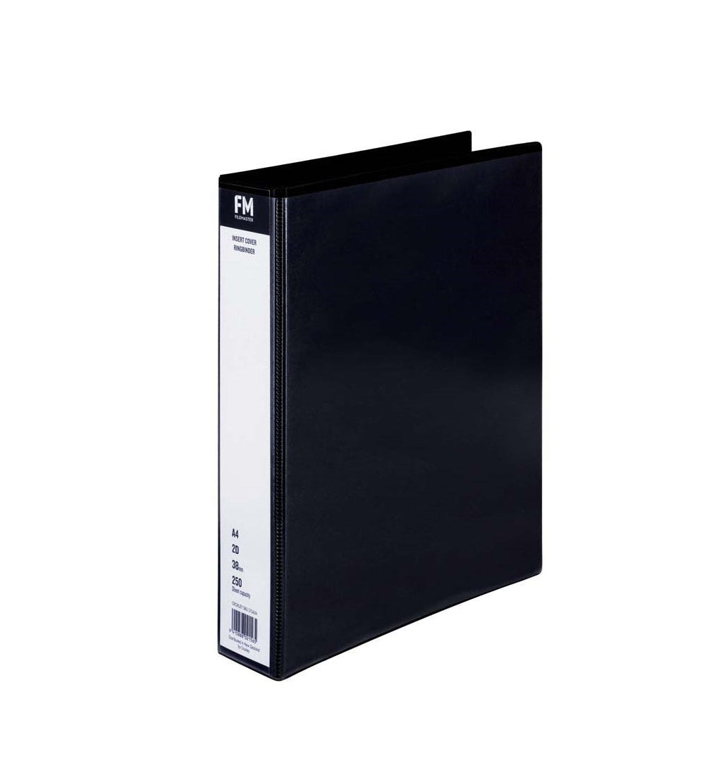 Black A4 Ringbinder