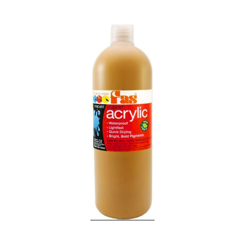 Gold Oxide 1L - FAS Student Acrylic Paint