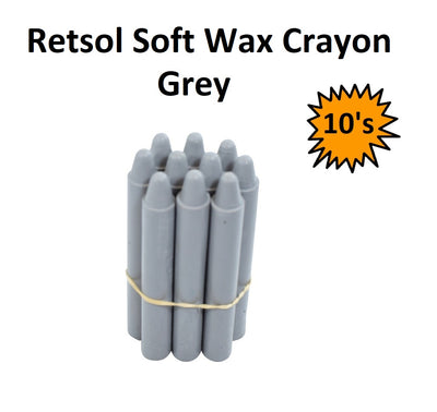 Retsol Soft Wax Crayon - Grey 10's
