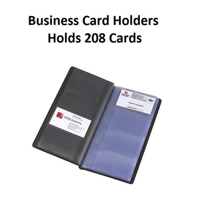 Business Card Holders - Holds 208 Cards