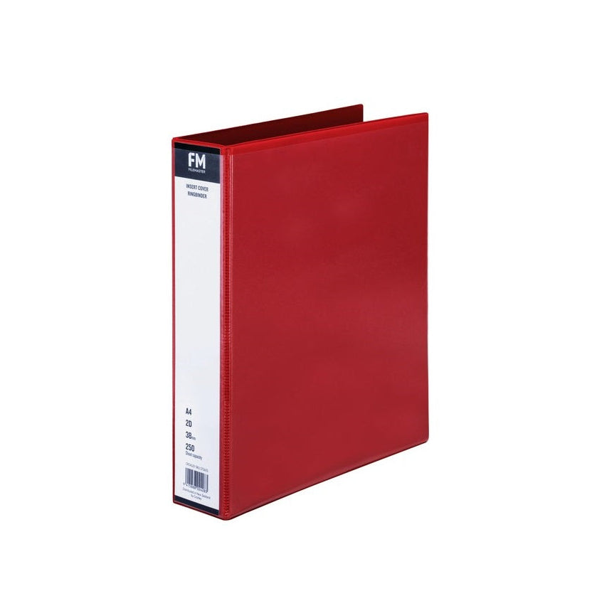 Red A4 Ringbinder