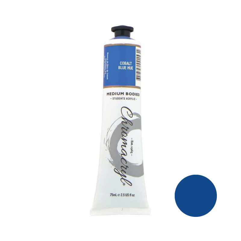 Cobalt Blue Hue 75ml - Chromacryl Acrylic Paint