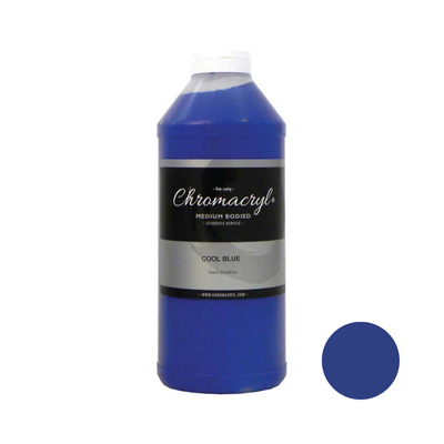 Cool Blue 1L - Chromacryl Acrylic Paint