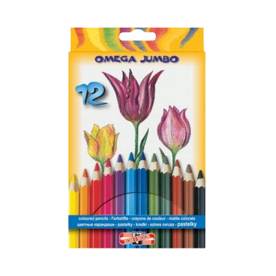 Omega Jumbo Colour Pencils - 12's