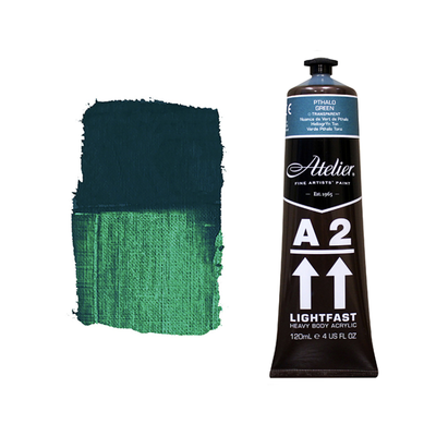 Pthalo Green 120ml - Chroma A2 Acrylic Paint