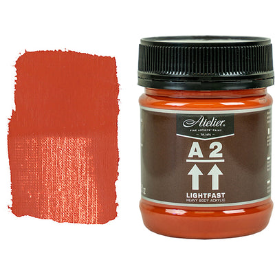 Light Red Oxide 250ml - Chroma A2 Acrylic Paint