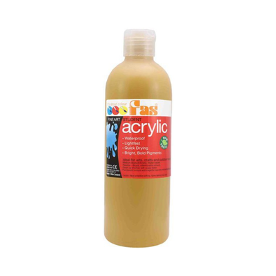 Yellow Oxide 500mL - FAS Student Acrylic Paint