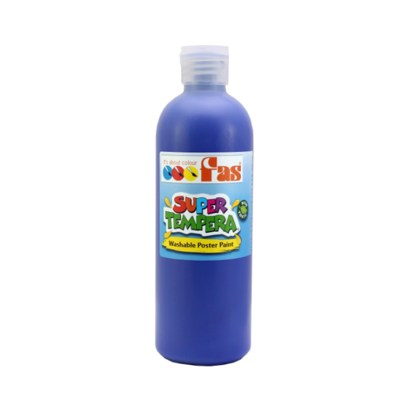 Ultramarine 500mL - FAS Super Tempera Poster Paint