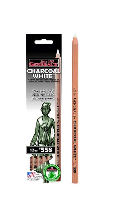 White Charcoal Pencils