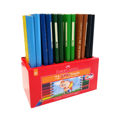 Faber Castell Jumbo Colour Pencils - Caddy of 72