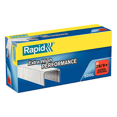 Rapid Staples - 26/8mm - Box of 5000