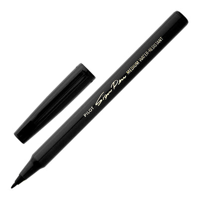 Black - Pilot Sign Pen - Fibre Tip 0.6mm