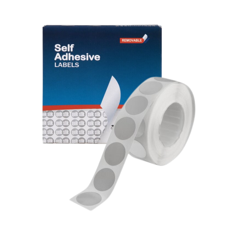 Silver 14mm - Coloured Dots Label Dispenser