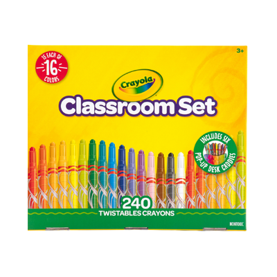Crayola Twistable Crayons - 240's Classroom Pack