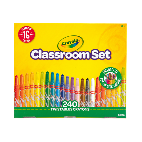 Crayola Twistable Crayons - 240's Classroom Pack