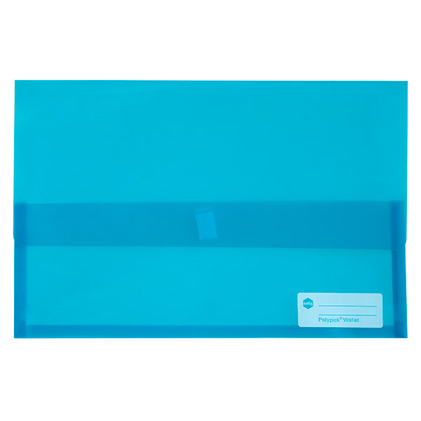 Polypick Document Wallet - Foolscap - Blue