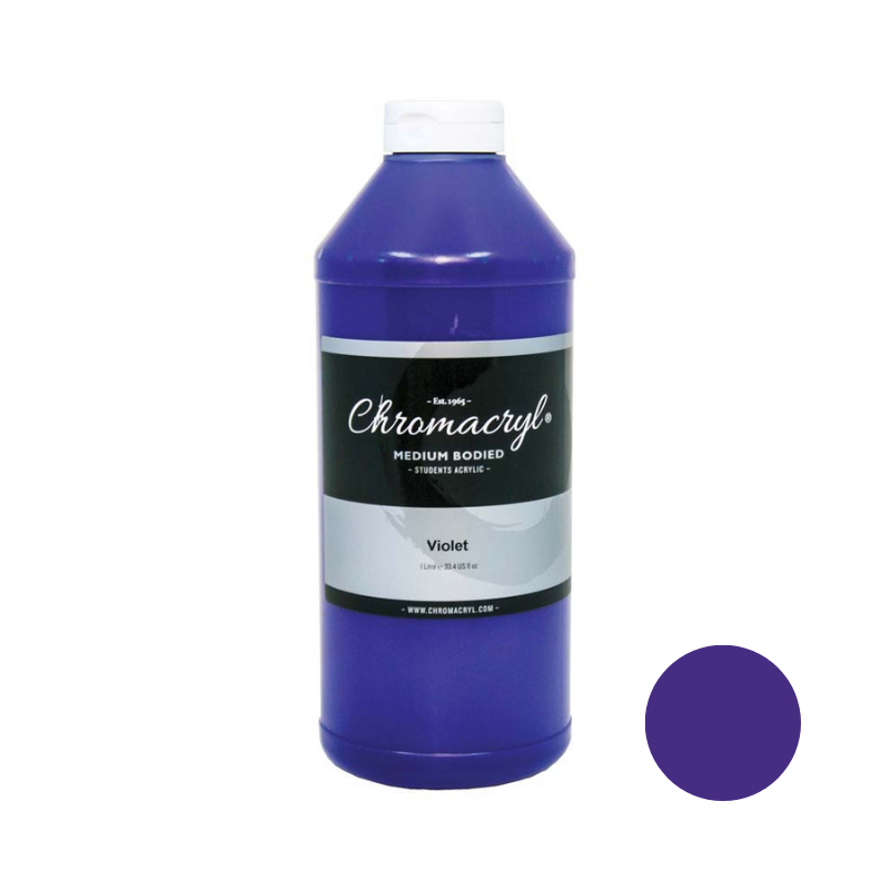 Violet 1L - Chromacryl Acrylic Paint