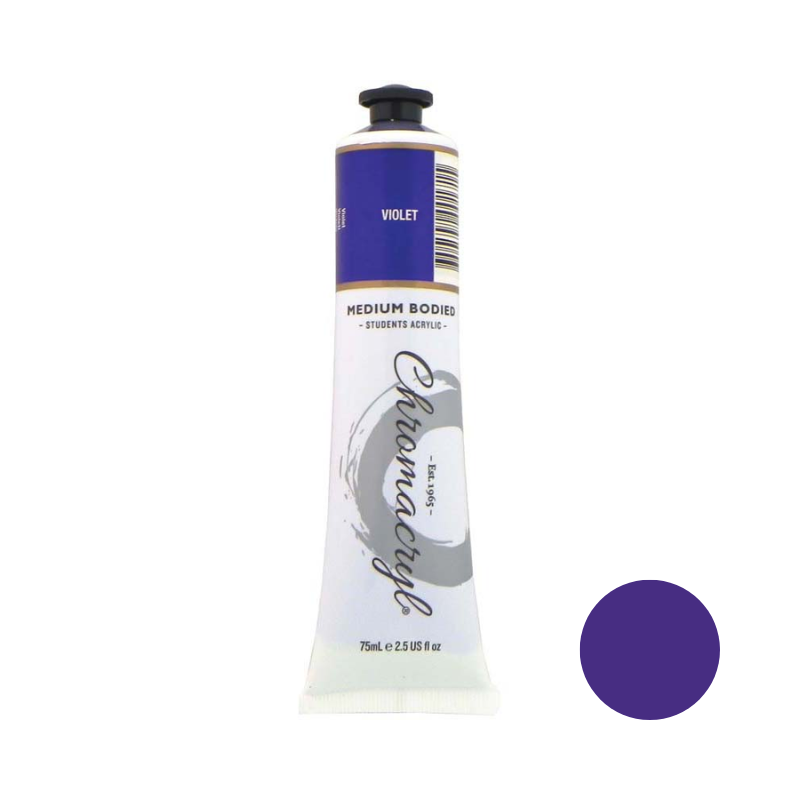 Violet 75ml - Chromacryl Acrylic Paint