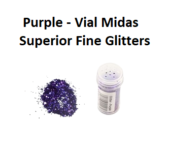Purple 10g - Midas Superior Fine Glitters