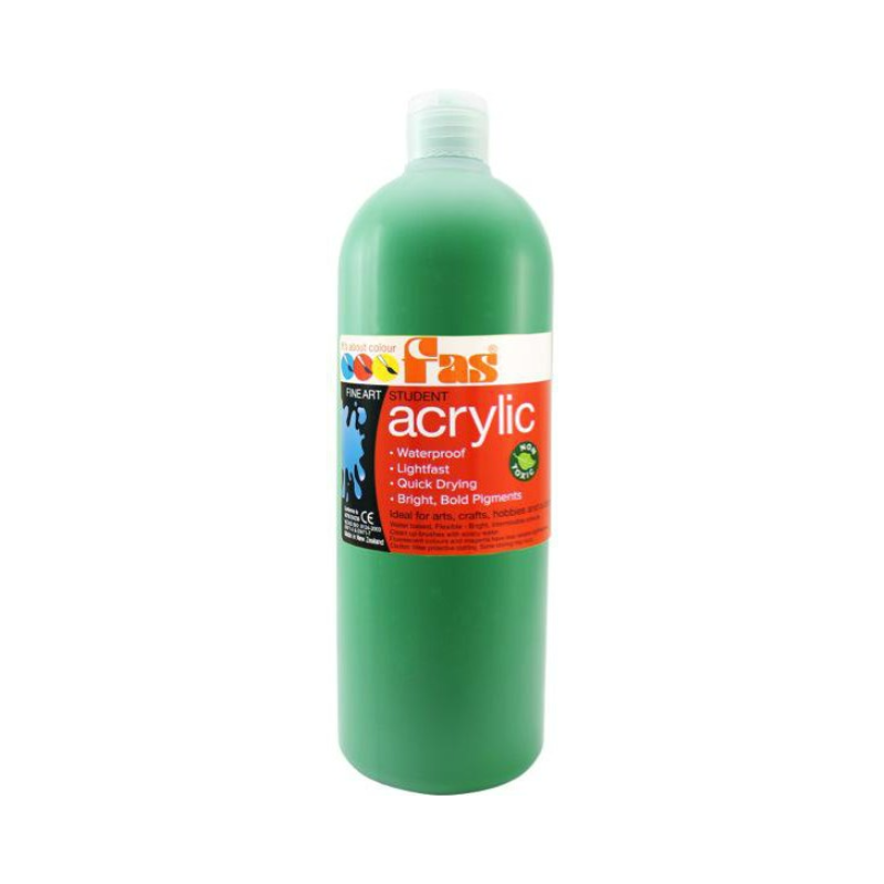 Green Deep 1L - FAS Student Acrylic Paint