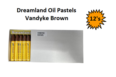 Dreamland Oil Pastels - Large 12's - Vandyke Brown