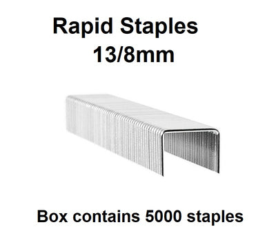 Rapid Staples - 13/8mm - Box of 5000