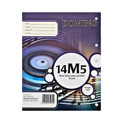 14M5 - Music Refill Pad - Staved