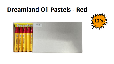Dreamland Oil Pastels - Large 12's - Red