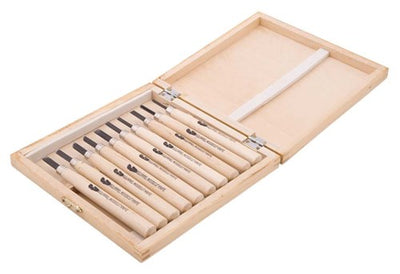 Woodcut Knife Set - Set of 10