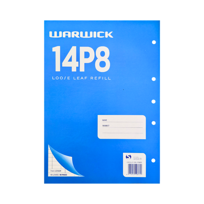 14P8 - A4 Ledger Refill Pad - 7mm Lined