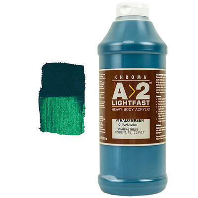 Pthalo Green 1L - Chroma A2 Acrylic Paint