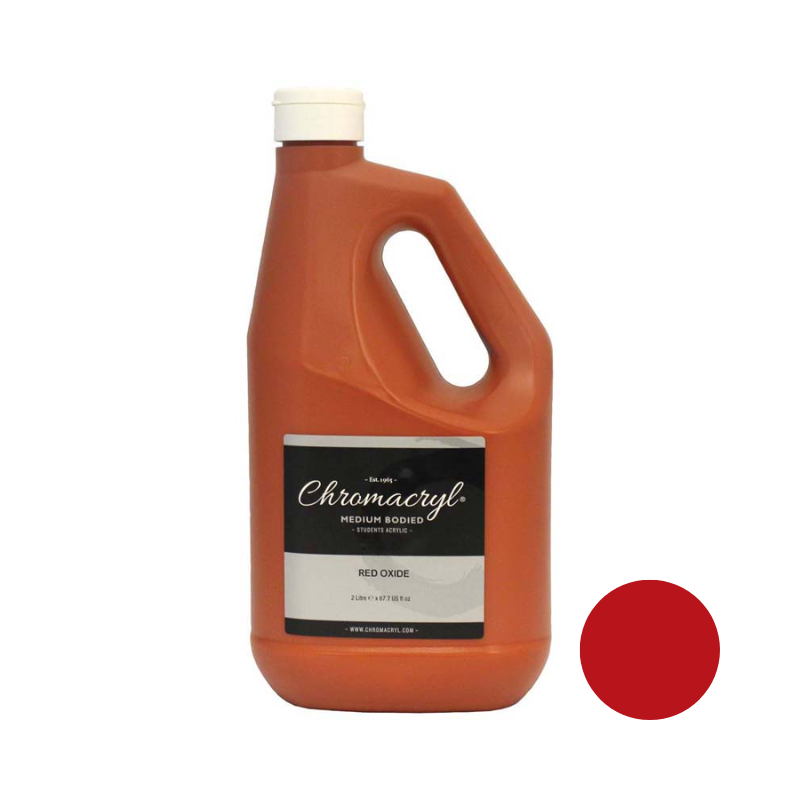 Red Oxide 2L - Chromacryl Acrylic Paint