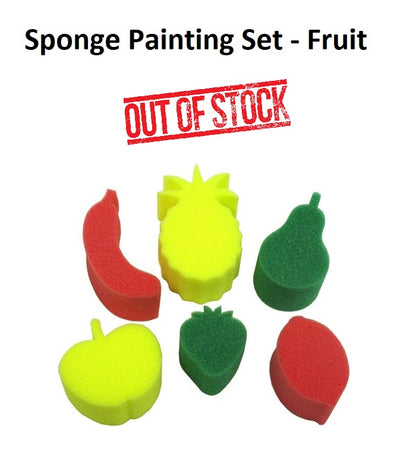 Sponge Shapes - Vegetable 6's