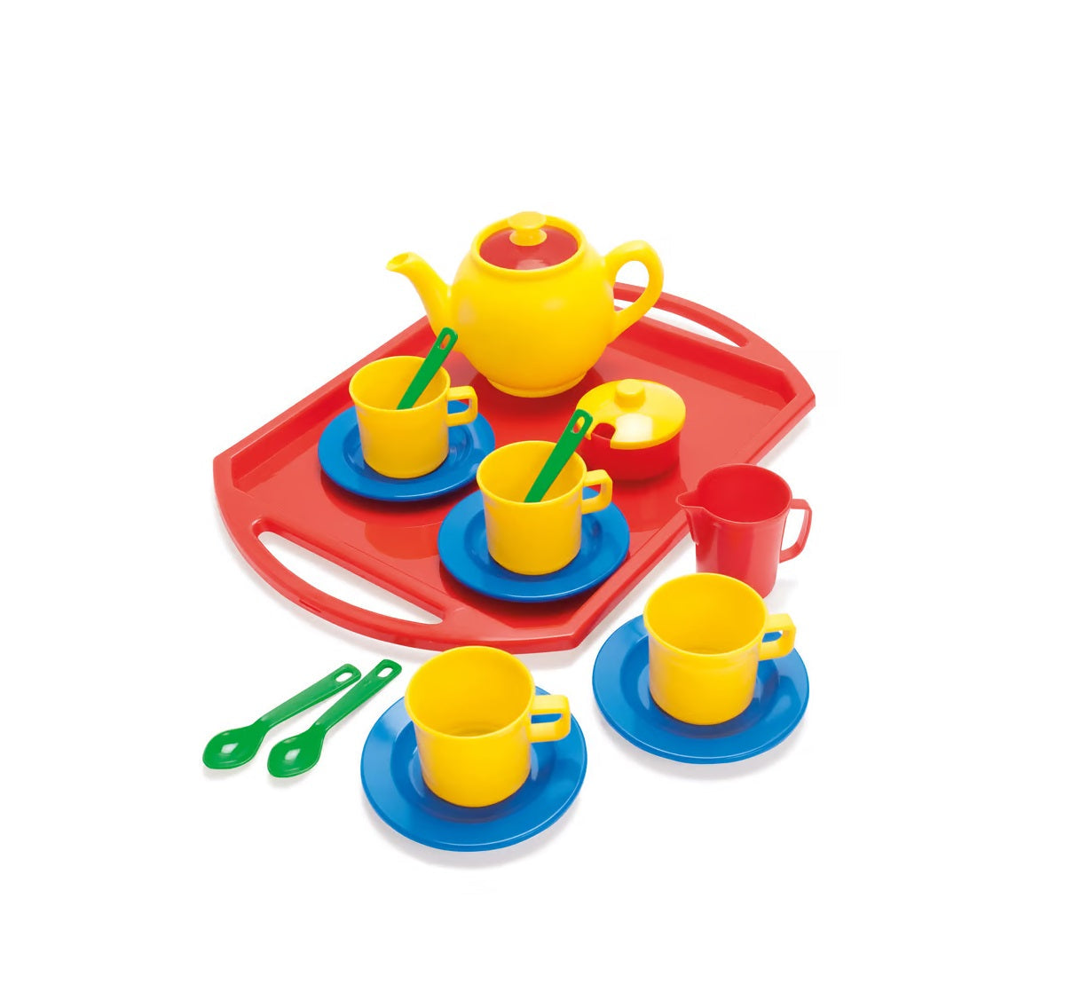 Tea Set On Tray
