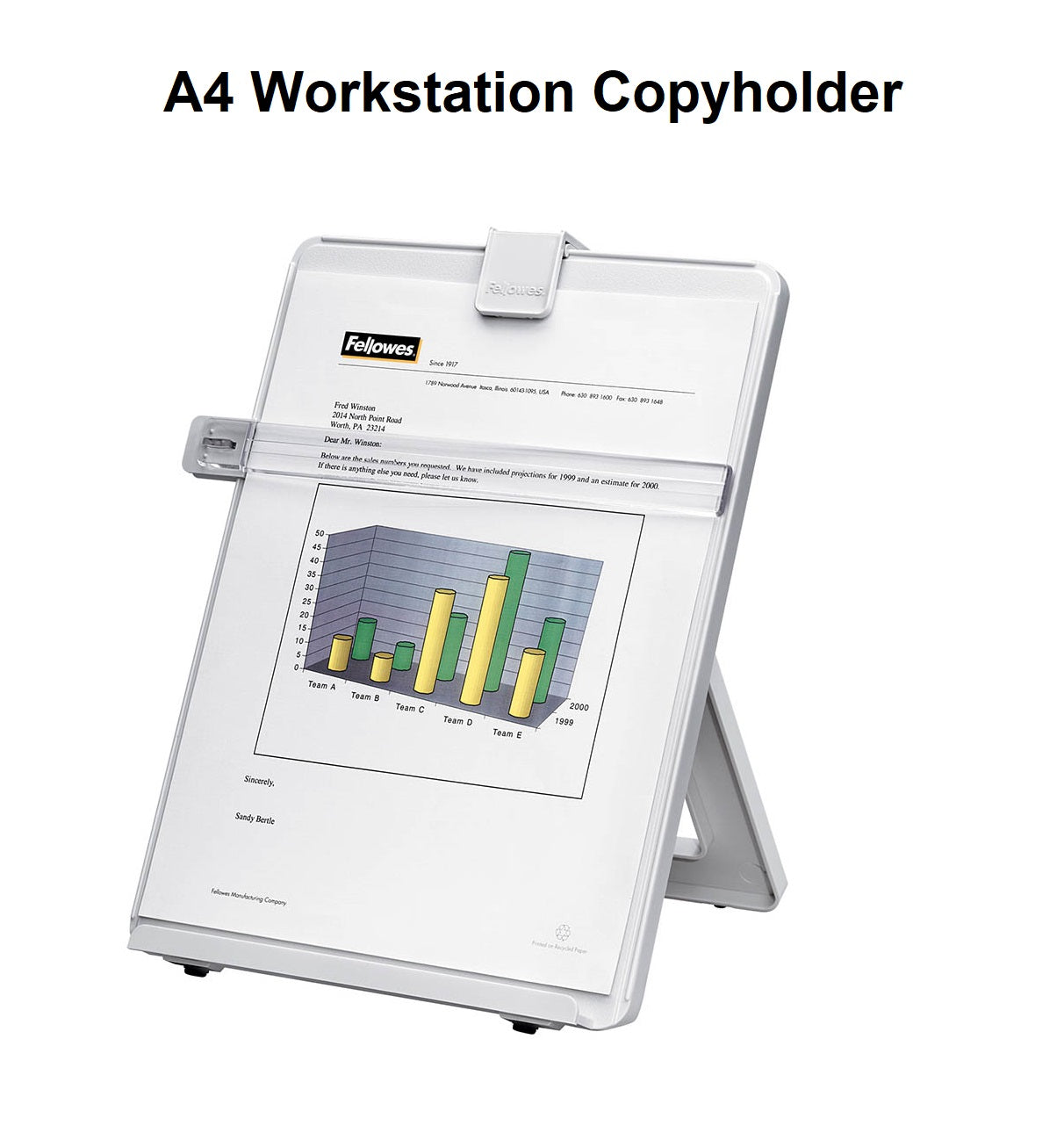 Fellowes A4 Copy Holder