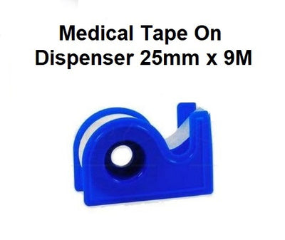 Medical Tape On Dispenser 25mm x 9M
