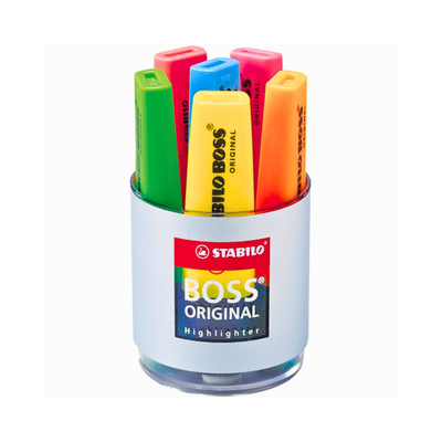 Stabilo Boss Highlighters - Desk Set of 6