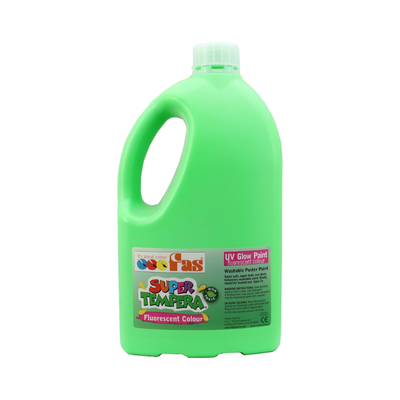 Fluoro Green 2L - FAS Super Tempera Poster Paint