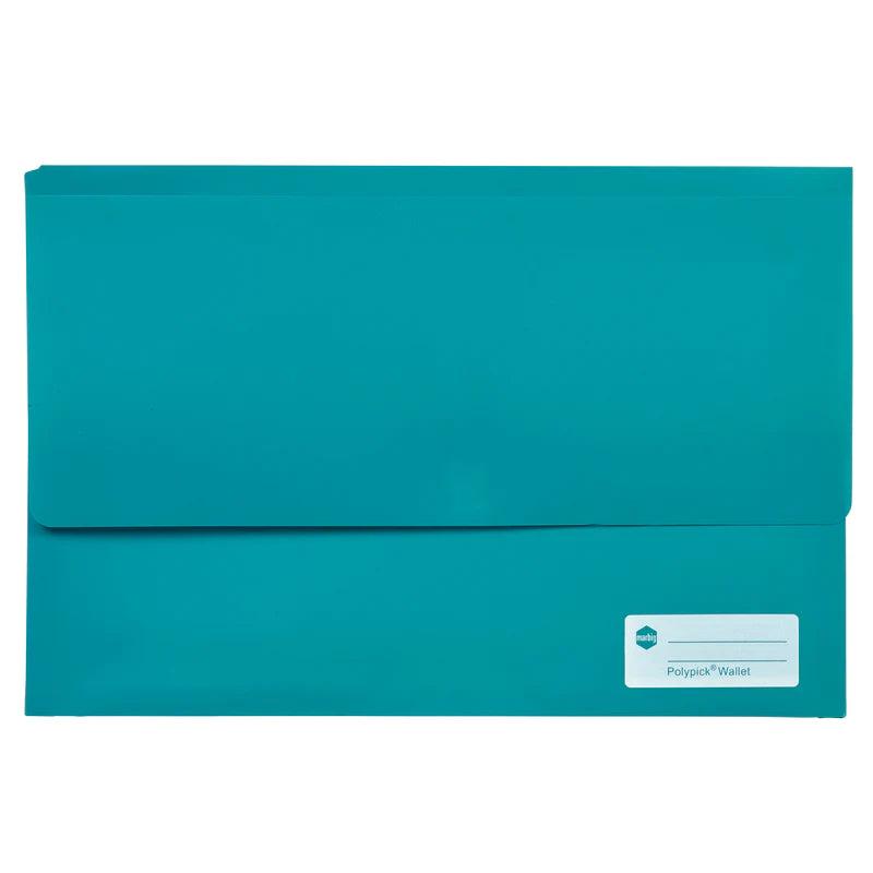 Polypick Document Wallet - Foolscap - Green