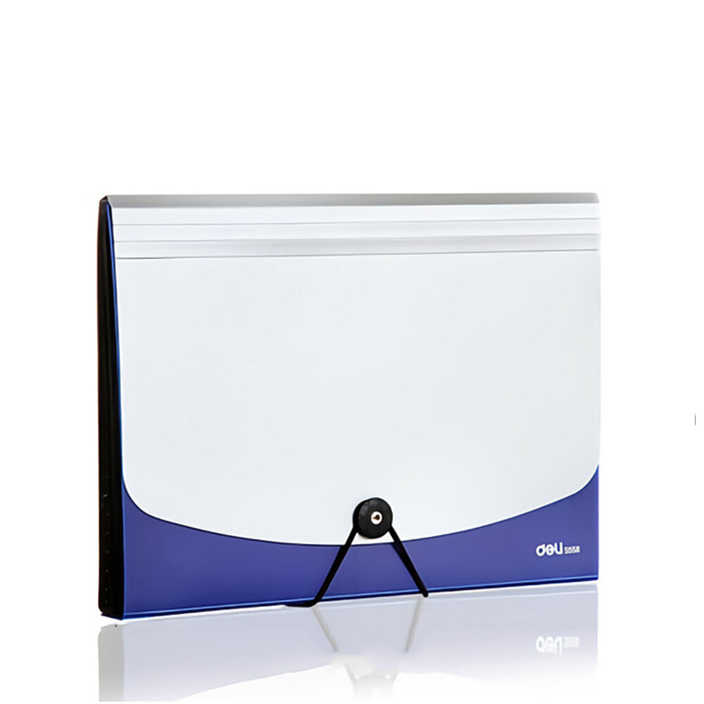 Assorted Colours - 13 Pocket Expanding Case with String Closure